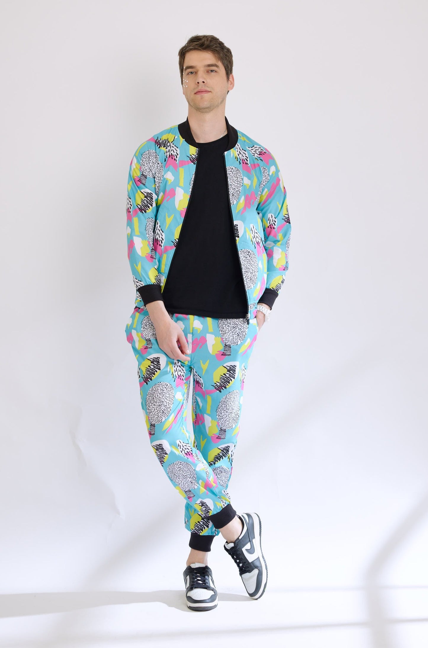 Quirky Abstract Bomber Set (Men)