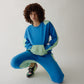 Blueberry Mint | Sweatshirt Set | Colour Block (Women)
