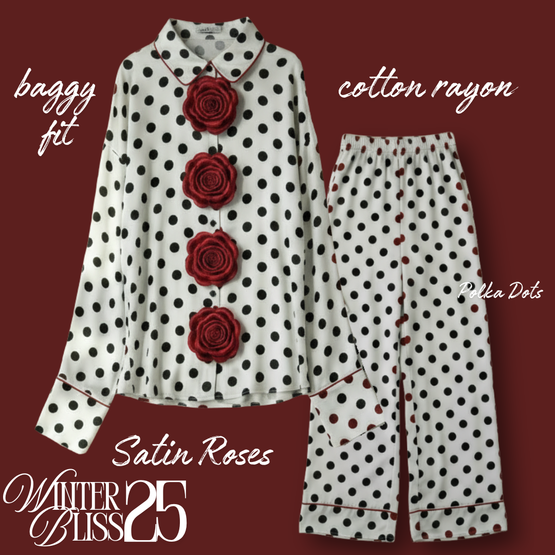 Polka Roses Breezy Nightwear