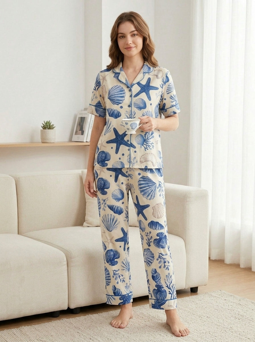 Sea Blues Nightwear
