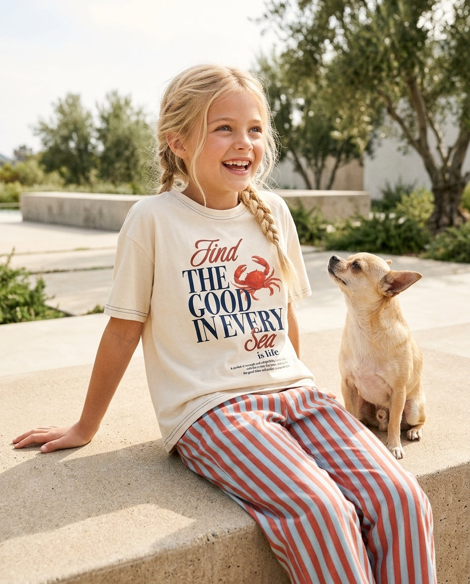 Sea Summer - Kids - Tshirt PJs by PC