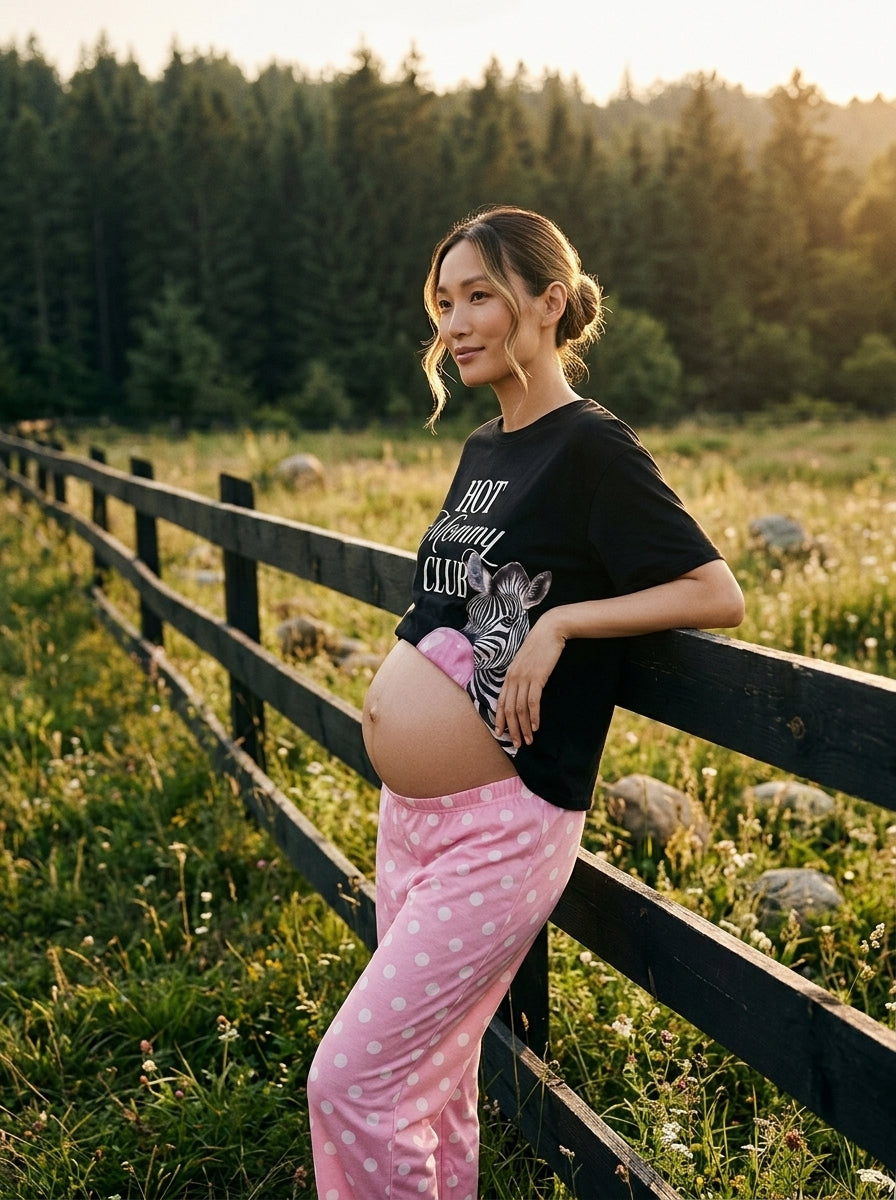 Hot Mommy Club - Tshirt PJs by PC