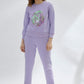 The Sparkling Lioness Sweatshirt Set (Women) (Lilac) | MAIN CHARACTER