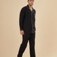 Black Classic Cotton Nightwear (Men)