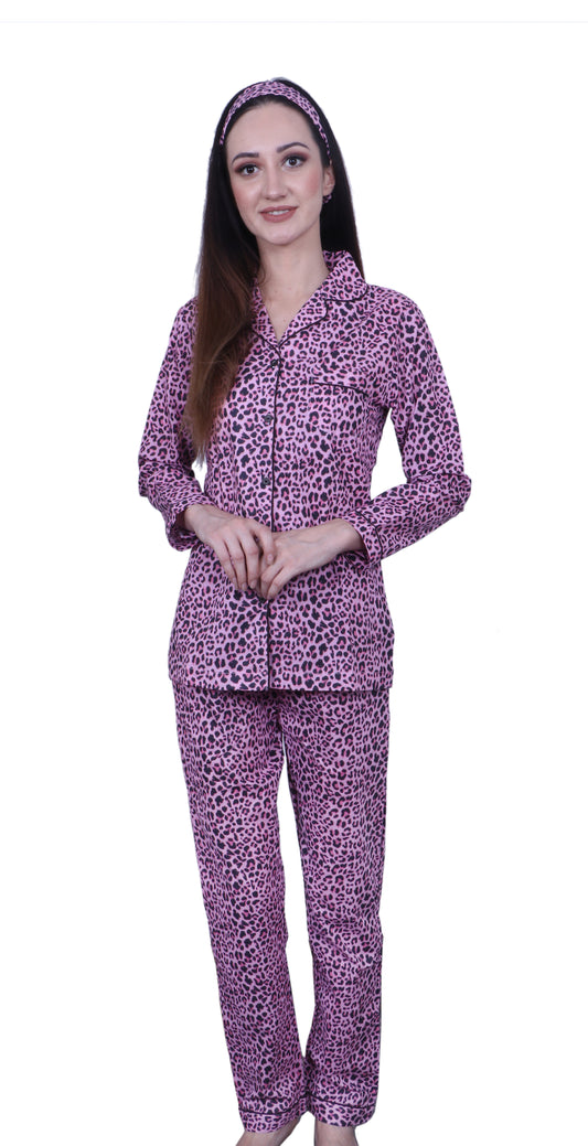 Leopard Cotton Nightwear