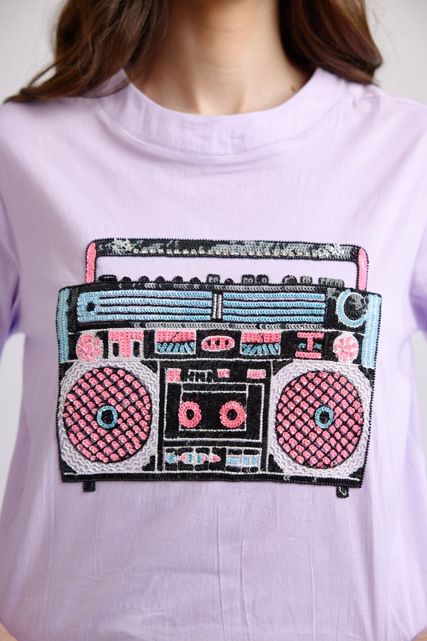 Tape Recorder (Lilac) Sweatshirt & Jogger SET (Women) | Summer Edition