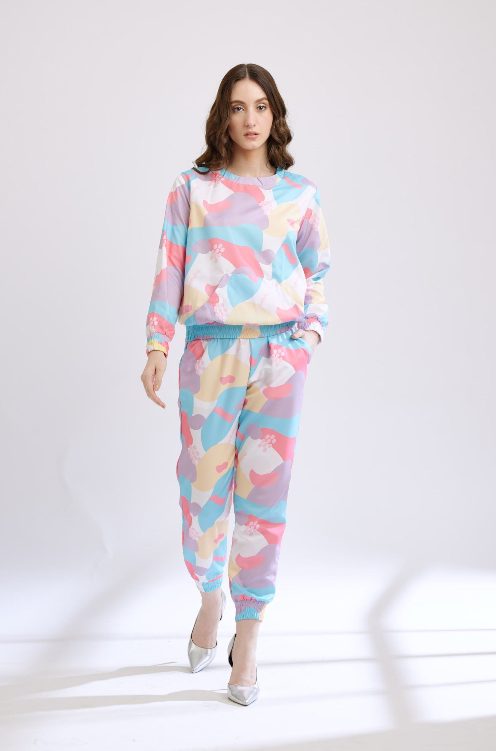 Pastel Pasty Sweatshirt Jogger SET Women MidNight Angels by PC