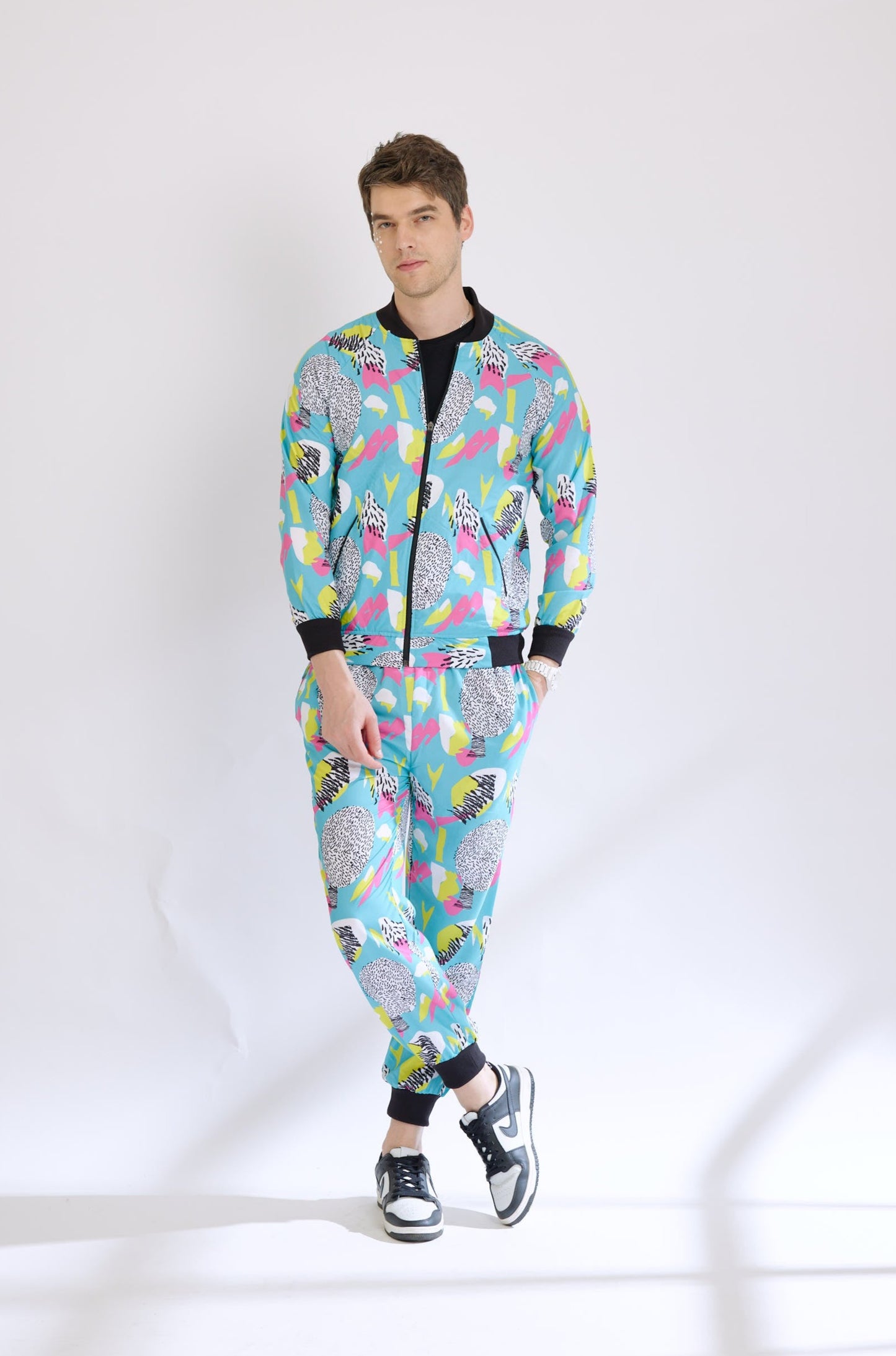 Quirky Abstract Bomber Set (Men)