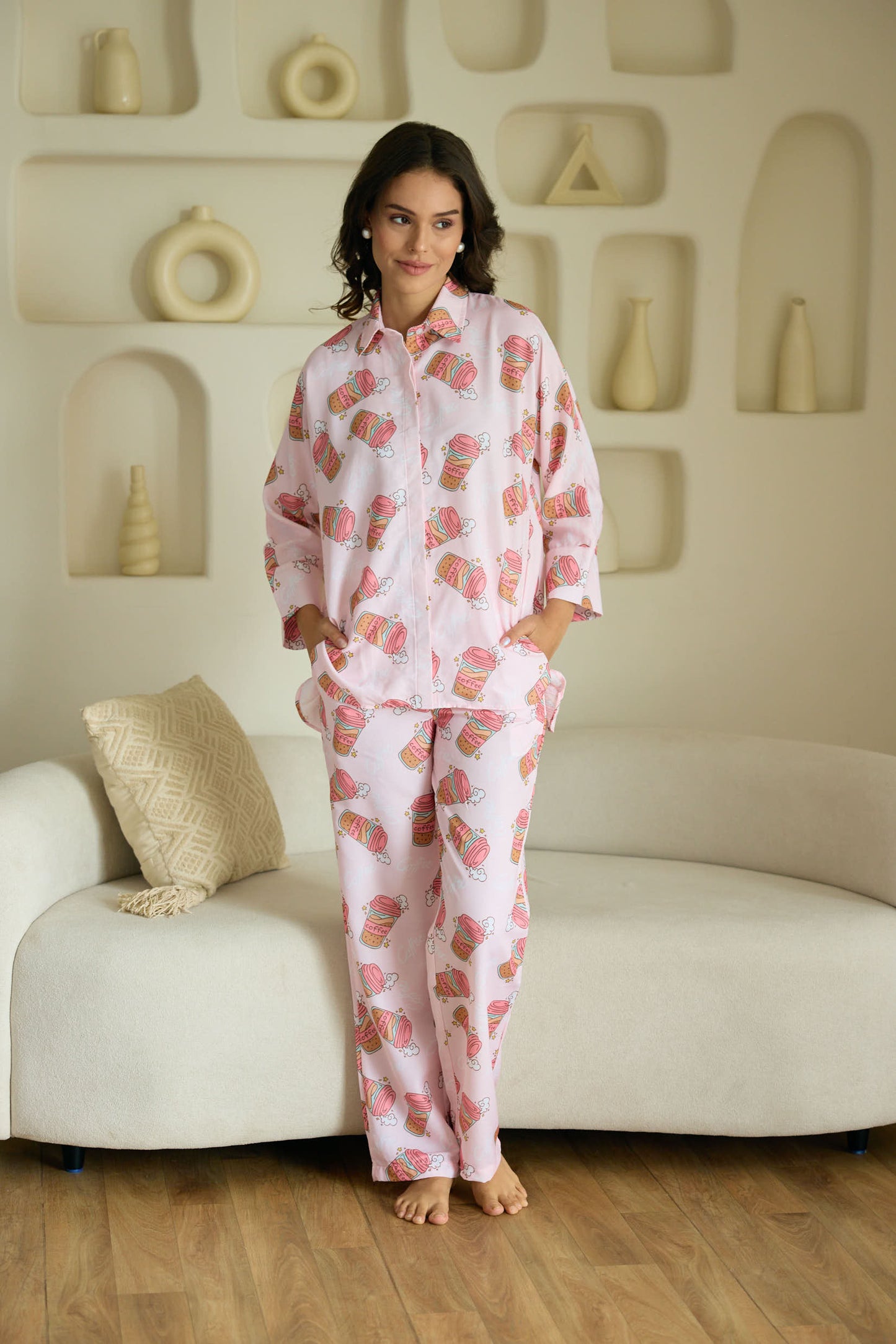 Coffee World | Boyfriend Fit | Nightwear (Women)