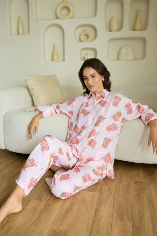 Coffee World | Boyfriend Fit | Nightwear (Women)