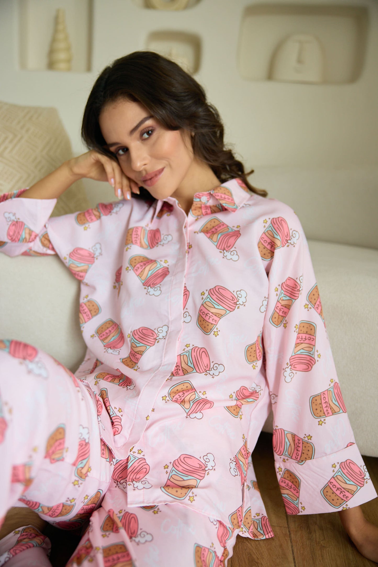 Coffee World | Boyfriend Fit | Nightwear (Women)