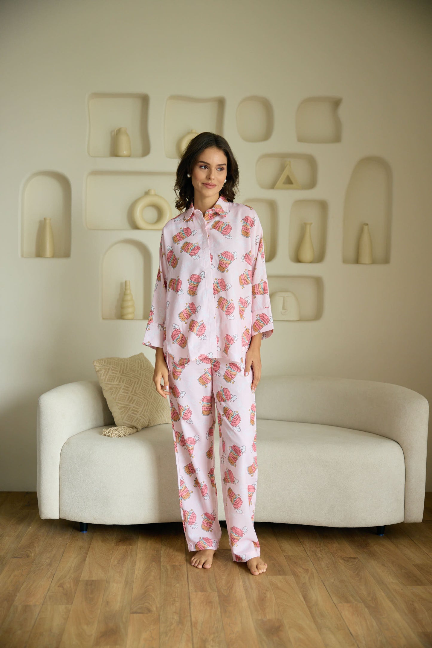 Coffee World | Boyfriend Fit | Nightwear (Women)