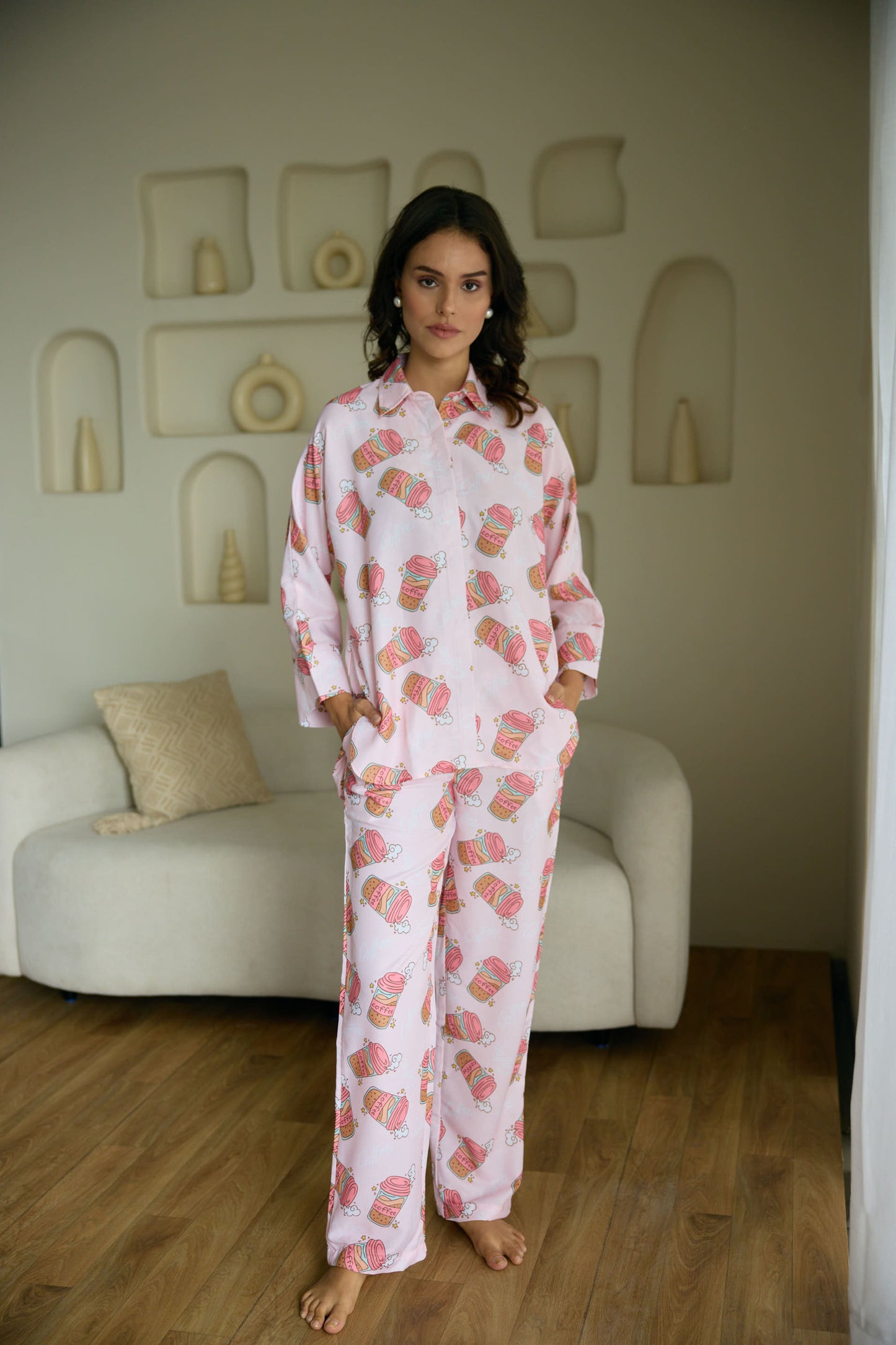 Coffee World | Boyfriend Fit | Nightwear (Women)