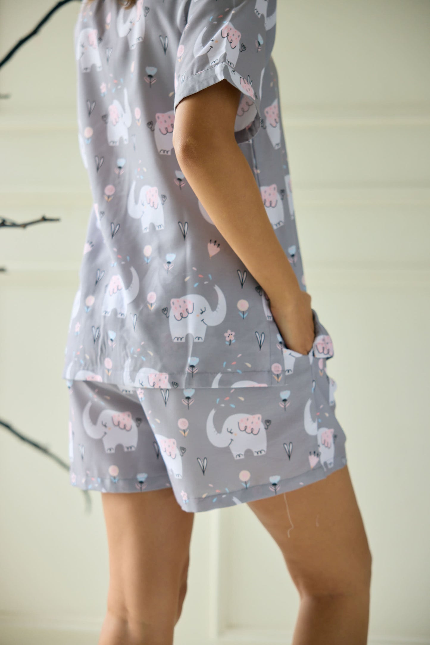 Elly Elephant Short Set (Women)