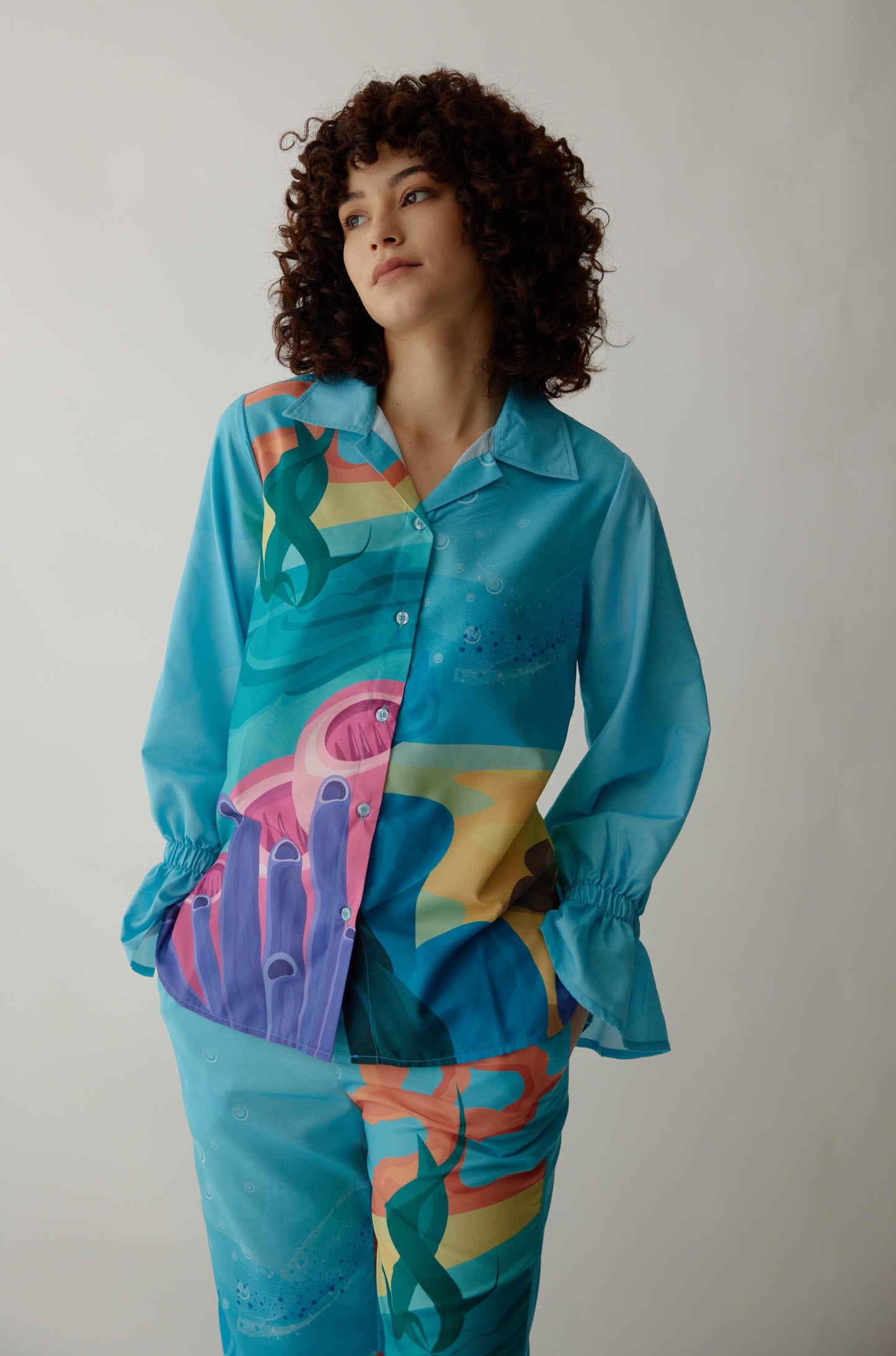 Sea View | Frilly Ways | Printed Nightwear (Women)