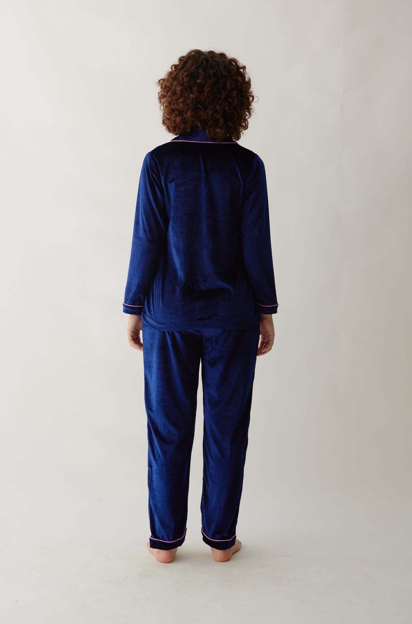 Blue Crown Velvet Nightwear | The Winter Land (Women)