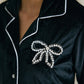 CHIC BOW Black Velvet  Nightwear (Women) - Winter Whispers