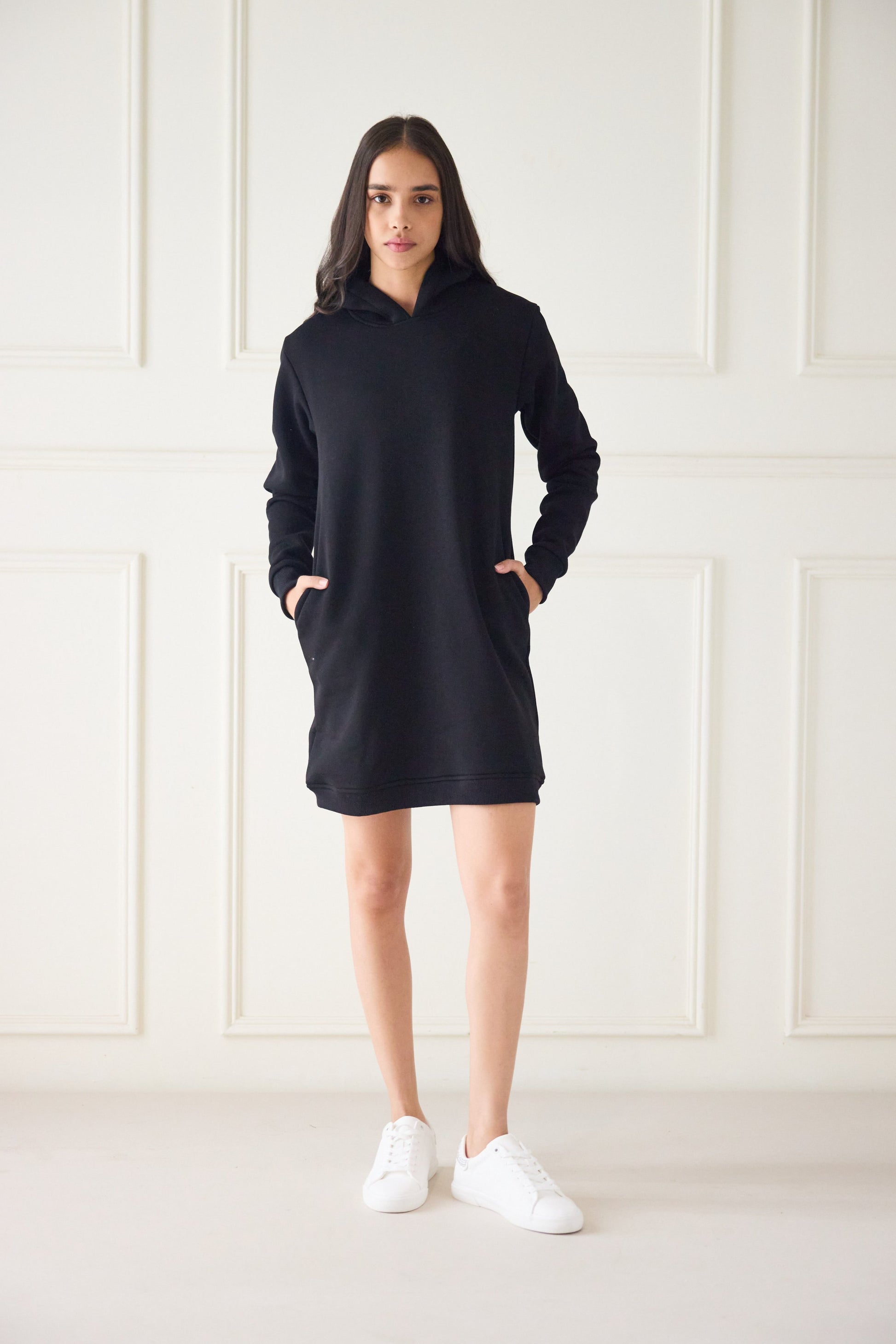Black Pearl Sweatshirt Dress