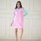 Pastel Hues Sweatshirt Dress (Women)