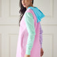 Pastel Hues Sweatshirt Dress (Women)