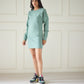 Green Sage Sweatshirt Dress (Women)