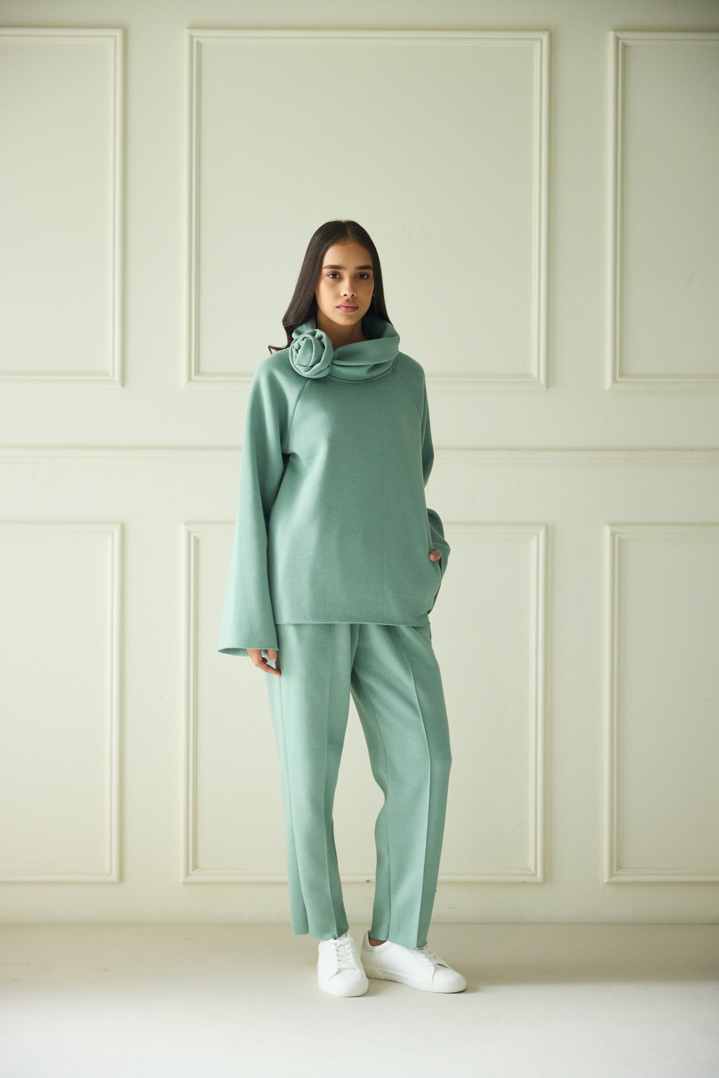 FLOWER BED | Sage Green | Tracksuit SET (Women)