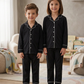 Classic Black Cotton Kids Nightwear