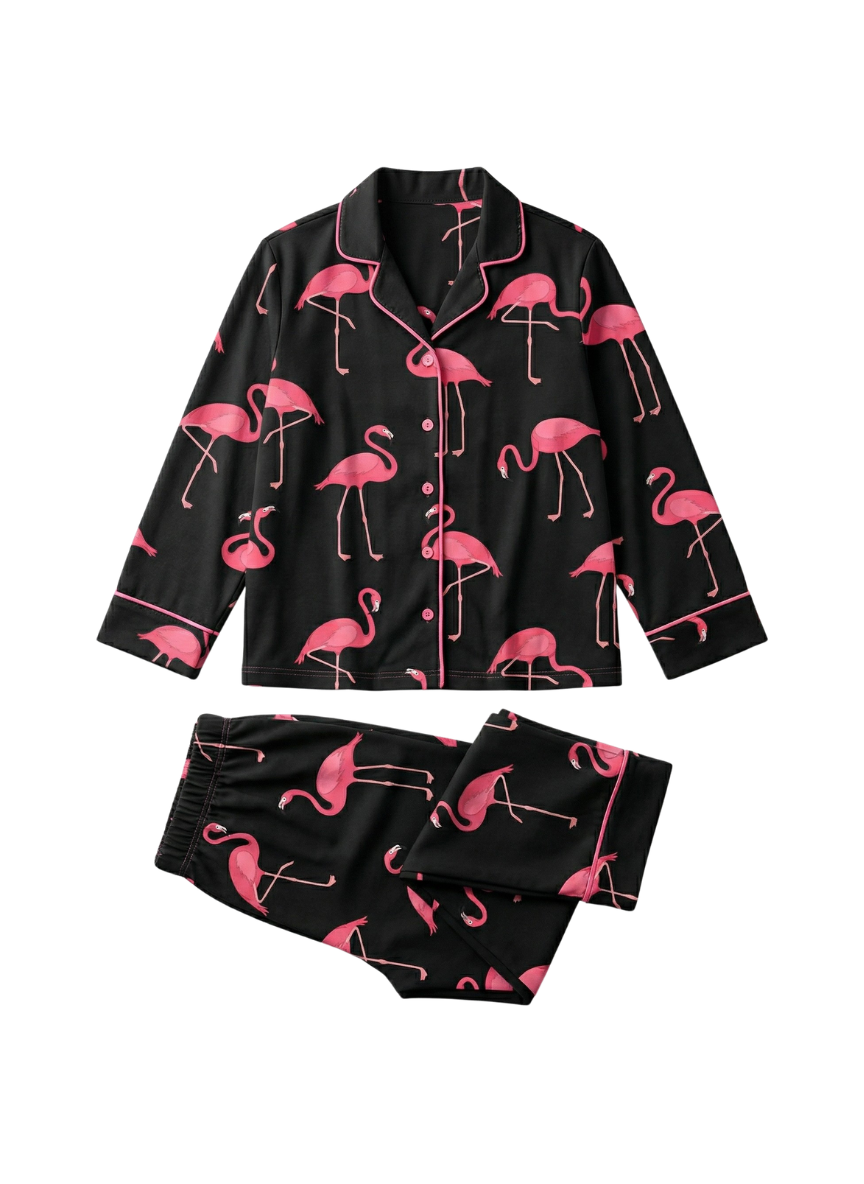 Black Flamingo Nightwear