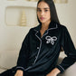 CHIC BOW Black Velvet  Nightwear (Women) - Winter Whispers