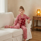 Red Gingham Kids Nightwear (Ribbon)