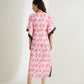 Pink Abstract| The Zoey Collection | Printed Kaftan