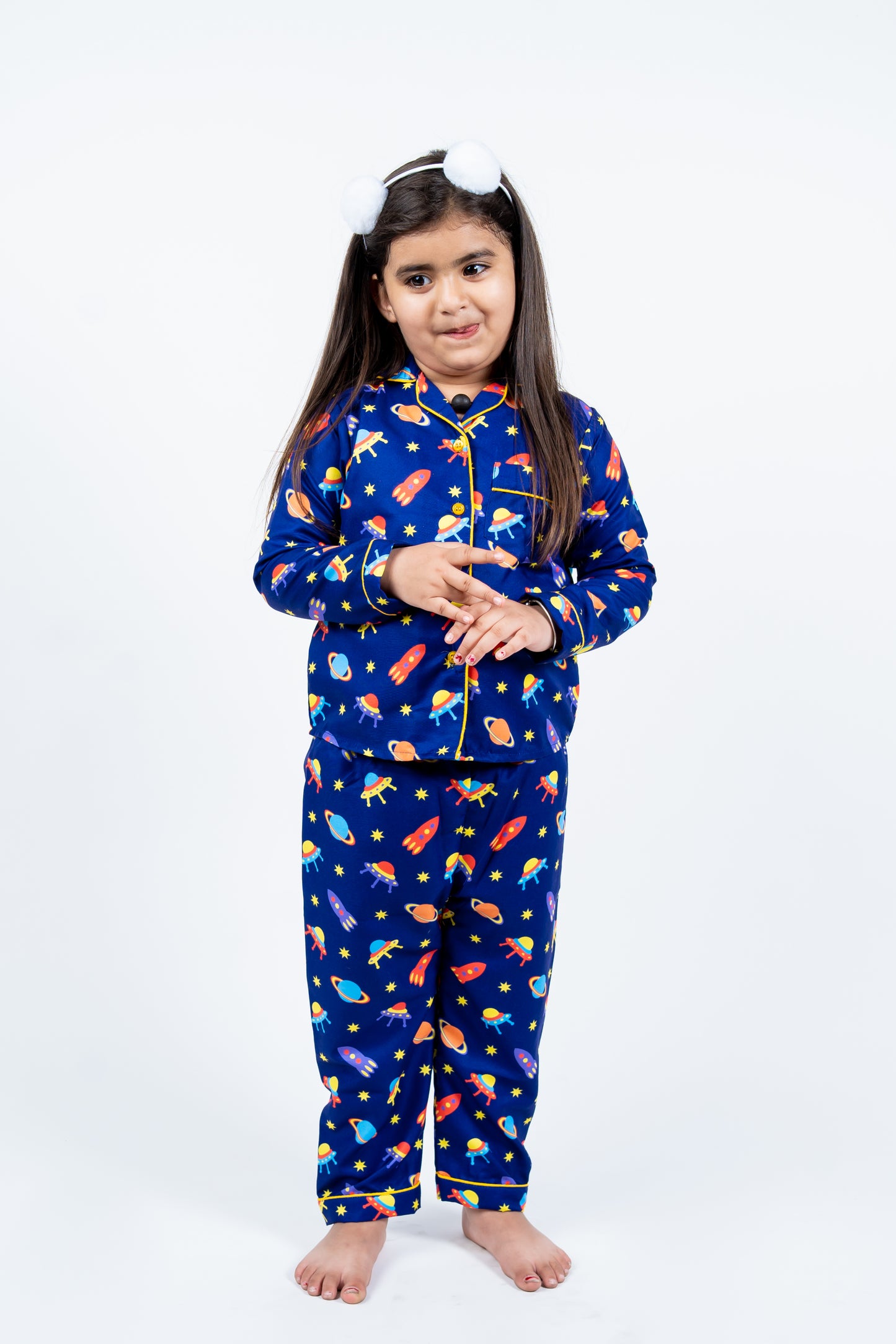 BLUE SPACE Kids Unisex Nightwear