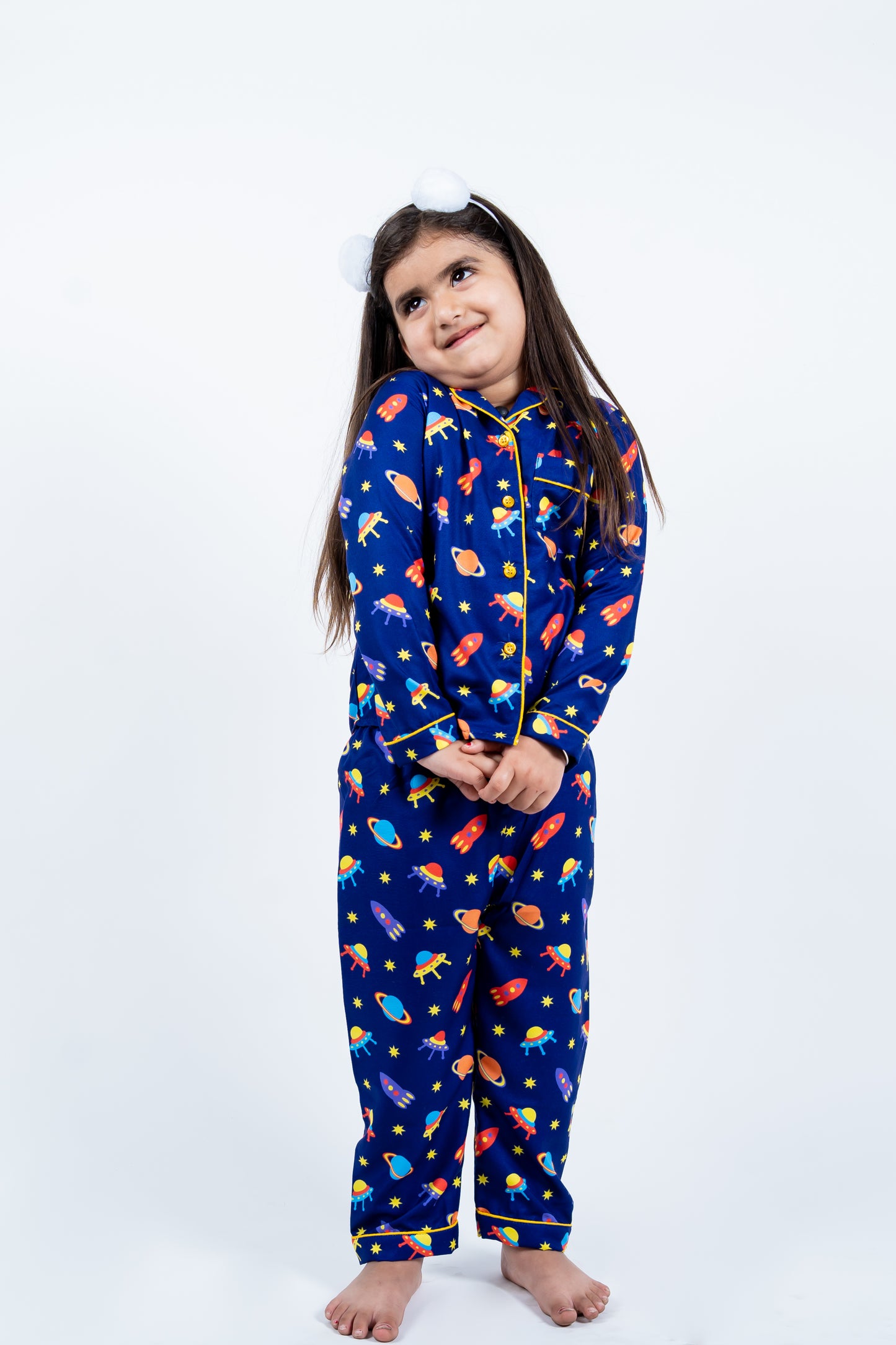 BLUE SPACE Kids Unisex Nightwear