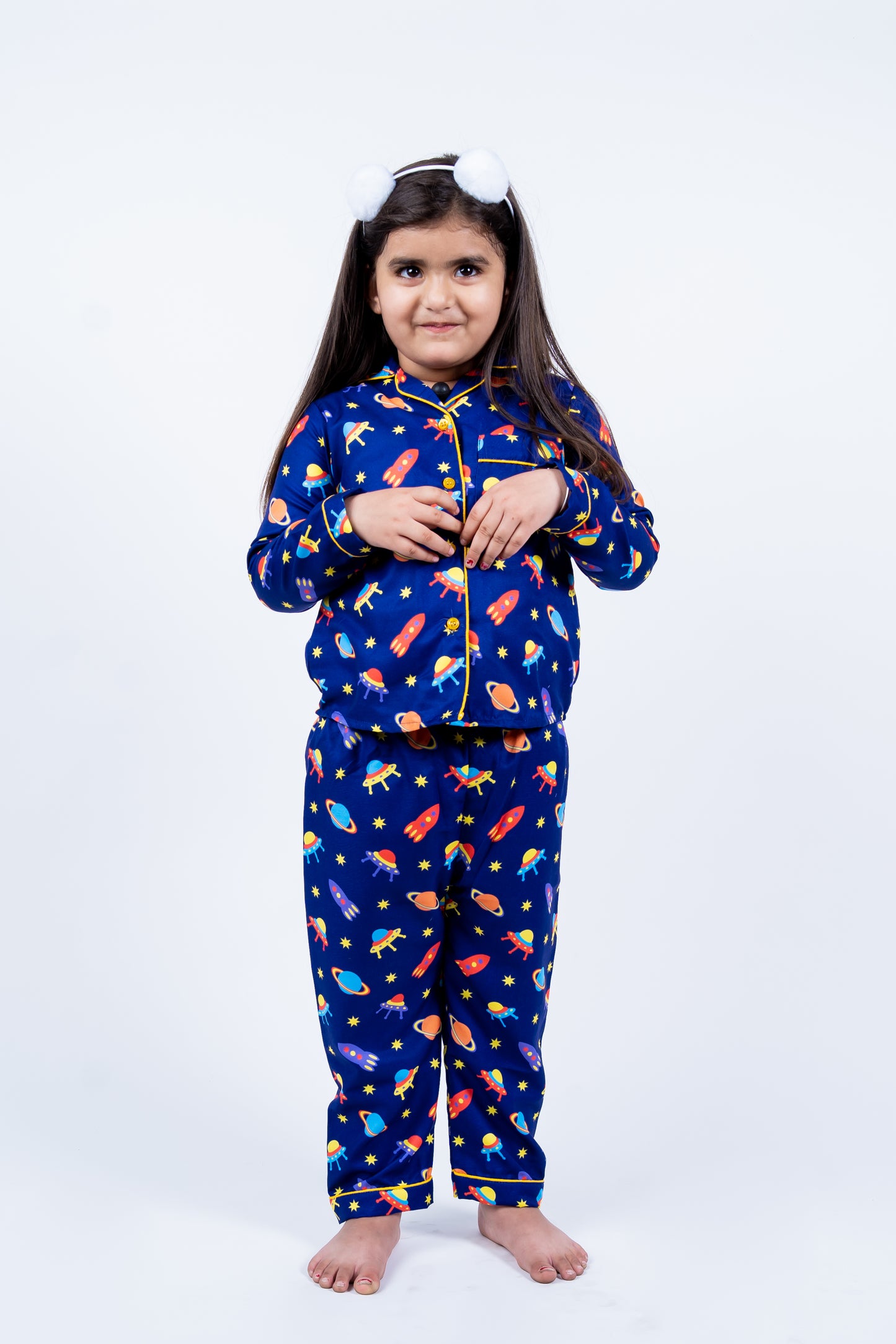 BLUE SPACE Kids Unisex Nightwear