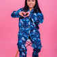 NAVY BLUE UNICORN Kids Unisex Nightwear