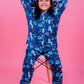 NAVY BLUE UNICORN Kids Unisex Nightwear