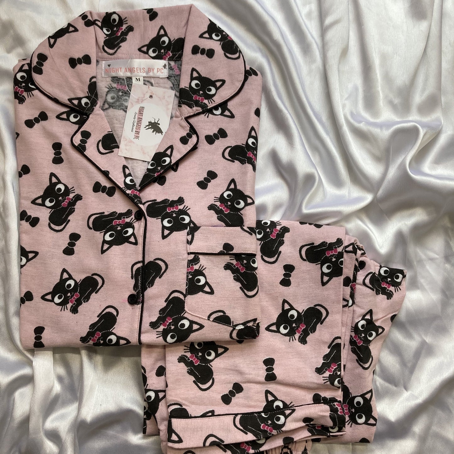 CATS FLANNEL Kids Unisex Nightwear