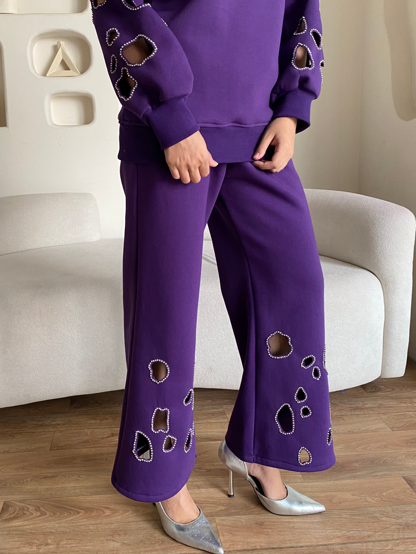 Sparkling Galaxy | Purple | Joggers (Women)