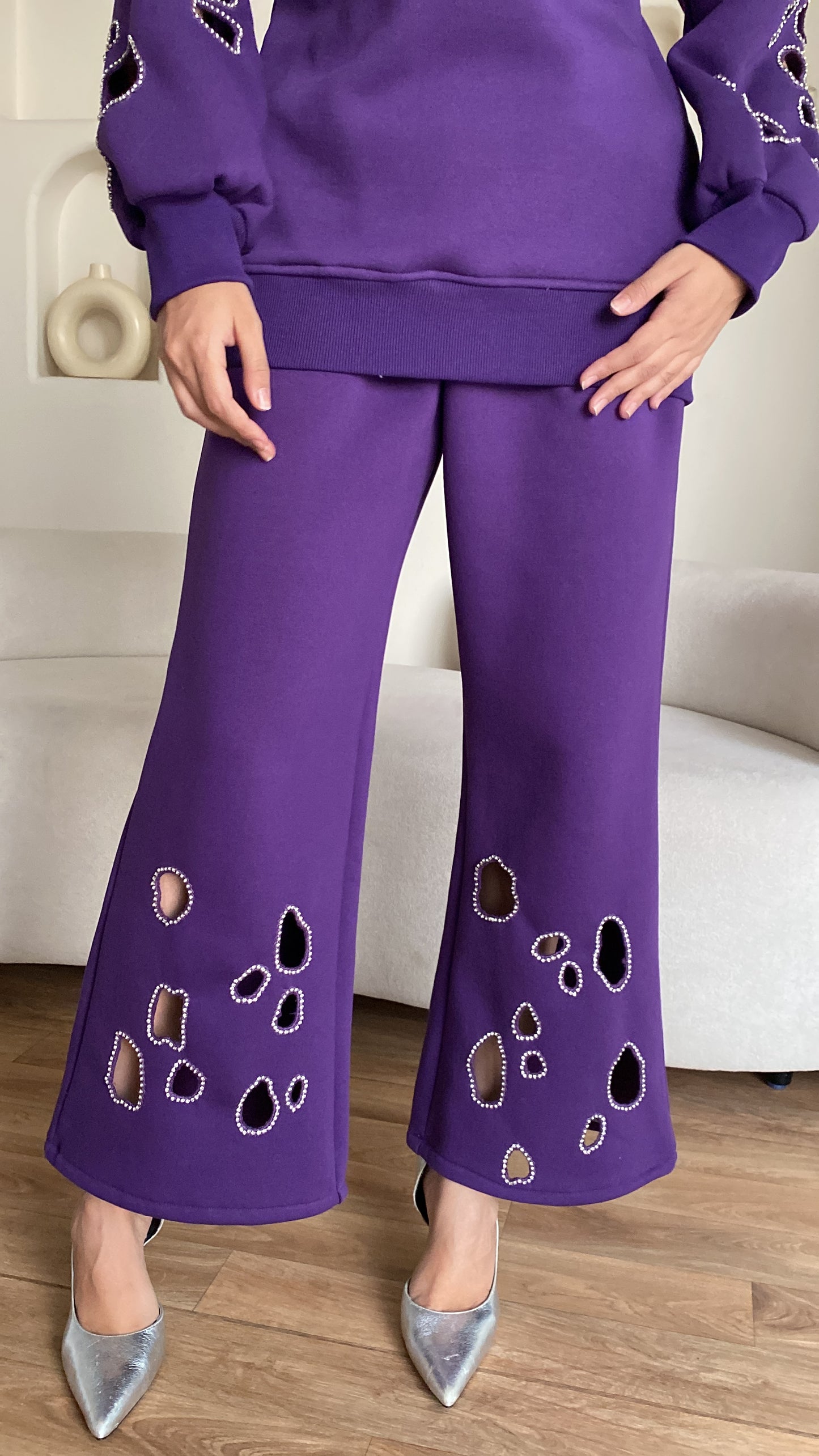 Sparkling Galaxy | Purple | Joggers (Women)