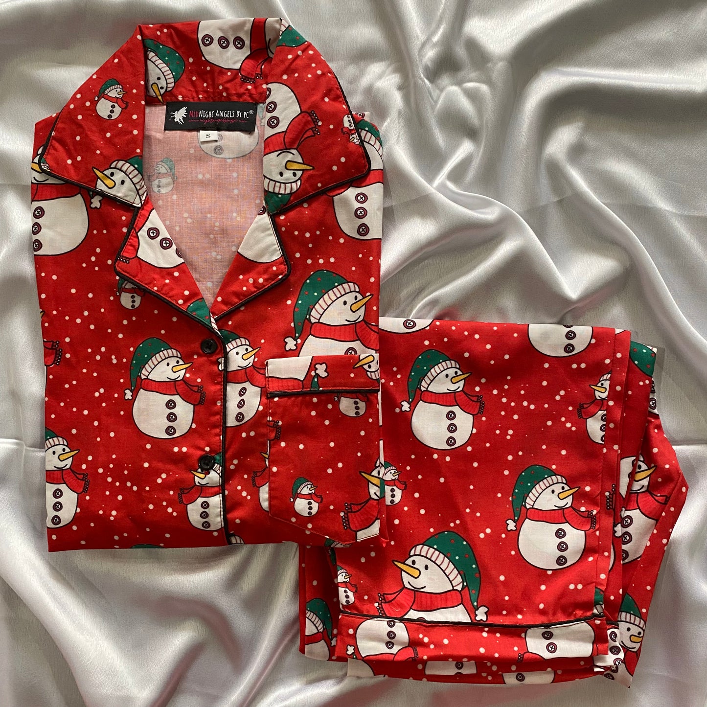 Christmas Man (Full Sleeves) Nightwear Set (Women)