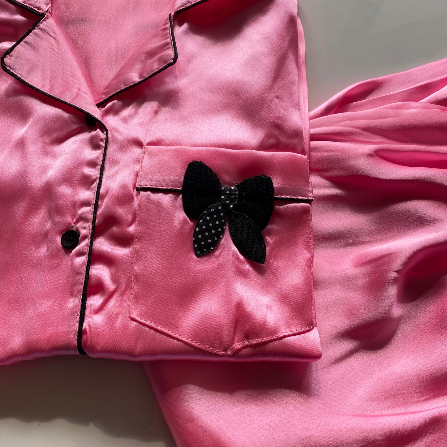 Pink Satin Nightwear