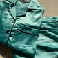 Mint Blue Satin Nightwear