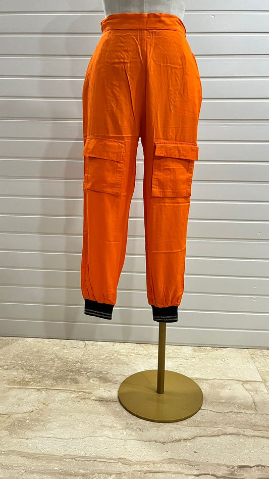 Orange Cotton JOGGER (Women)