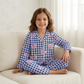Bow Checks Kids Nightwear