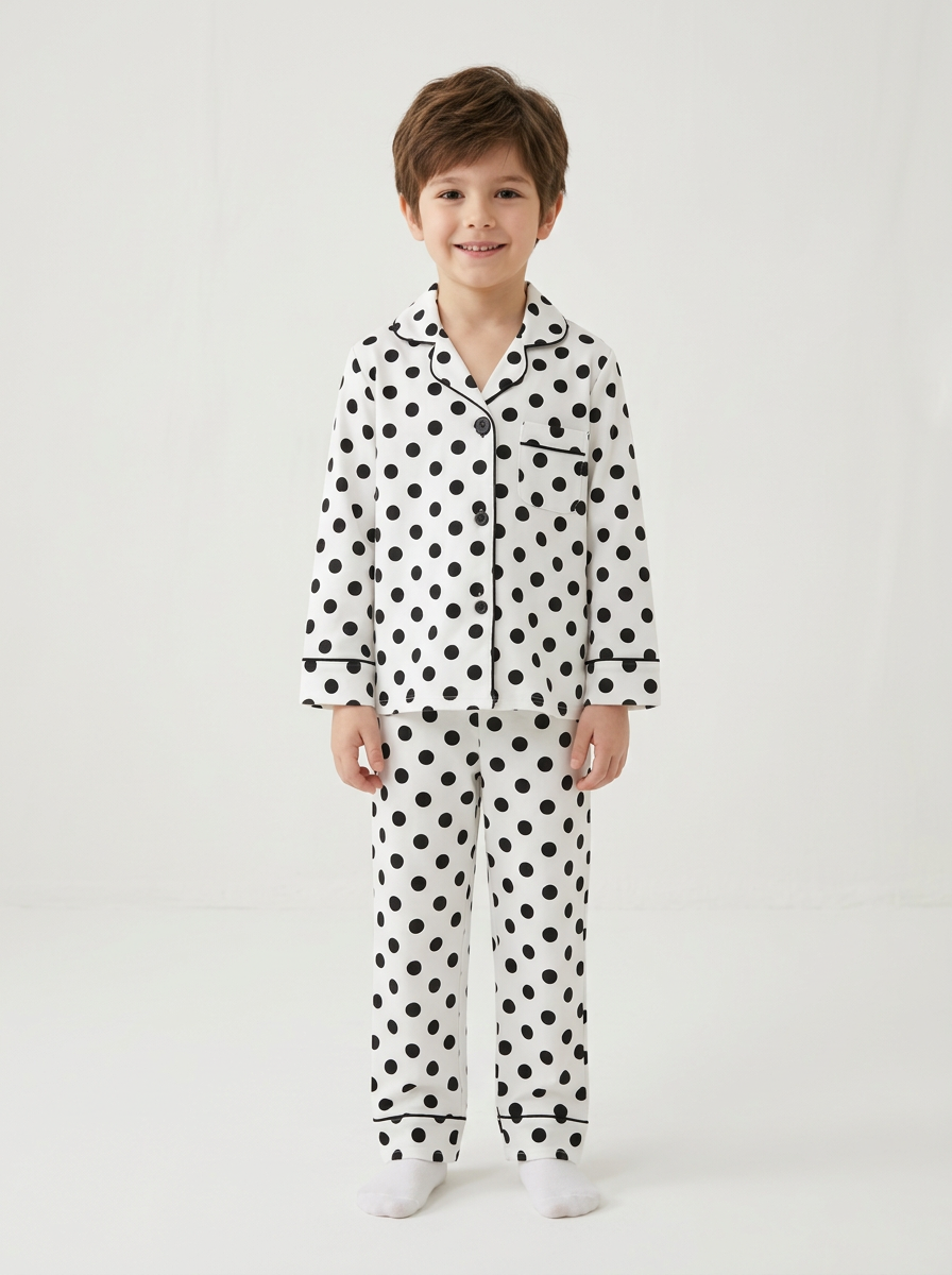 Polka Dots Kids Nightwear