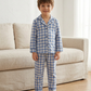 Blue Gingham Kids Nightwear