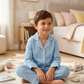 Soft Blue Hues Pure Cotton Kids Nightwear