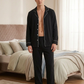 Classic Black Cotton Nightwear (Men)