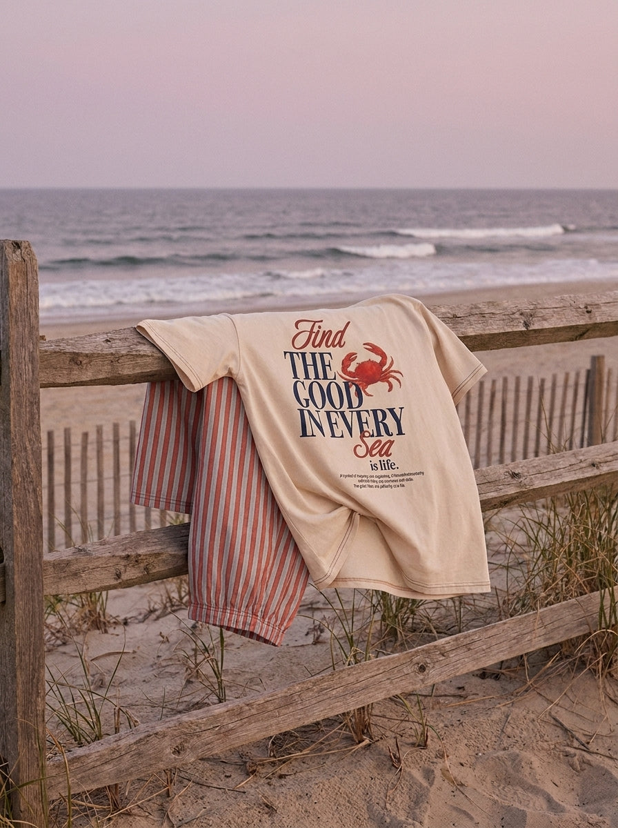 Sea Summer - Tshirt PJs by PC
