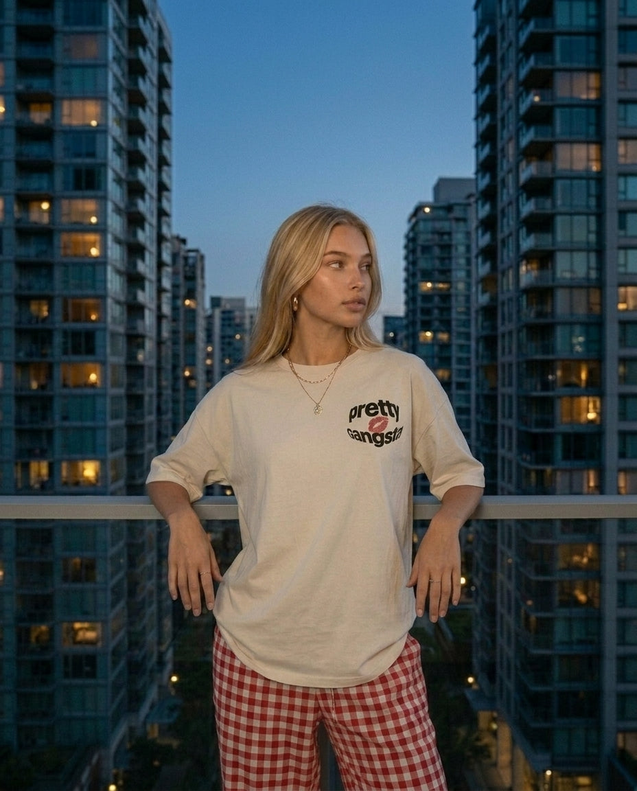 Pretty Gangsta - Tshirt PJs by PC